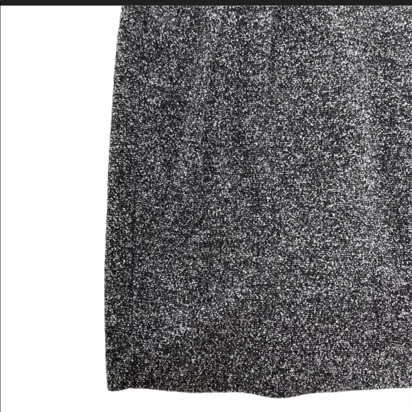 Gap Textured Knit Dress Sz. 0 Black Gray Short Sleeve - Picture 7 of 9